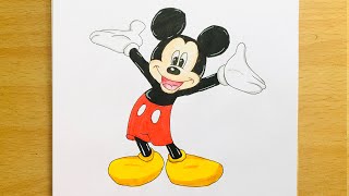 How to Draw Mickey Mouse Easy Step by Step