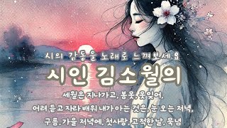 [시노래모음] 시인 김소월의 시노래 10곡 연속듣기 - 2편