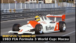 SENNA Legend | 1983 FIA Formula 3 World Cup: Macau Grand Prix [REPORT + Interview]