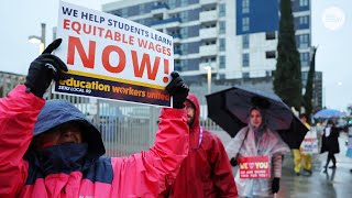 LAUSD workers are on strike for better wages and benefits | USA TODAY