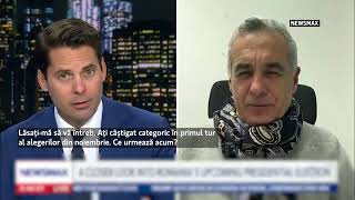 Călin Georgescu cu Rob Finnerty, interviu NewsMax ( 20.02.2025 )