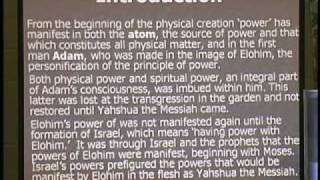 Lesson 1 Yahweh Elohim Powers Manifest In Man 2