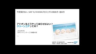 【やるぞ！RISE with SAP 編】アドオンをどうやって減らせばよい？クリーンコアって何？