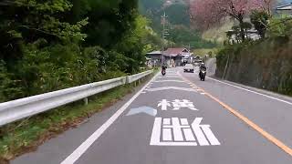 【4倍速動画】　道志みちツーリング　神奈川県相模原市緑区青山⇒山梨県南都留郡山中湖村平野　2022.4.17