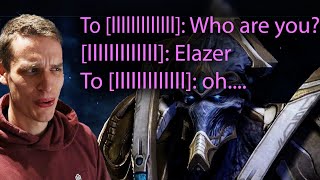 Running into Elazer while testing the new PTR