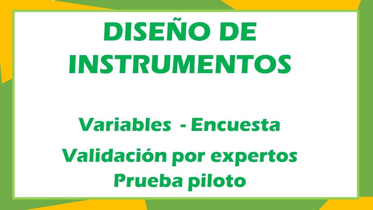 Ejemplo De: Variables, Encuestas, Prueba Piloto Y Cartas De Validación ...