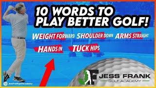 Why Stack and Tilt's 10 Words Can Help You Play Better Golf! PGA Pro Jess Frank