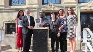 Highlights of Dr. Ei-ichi Negishi's bronze statue unveiling