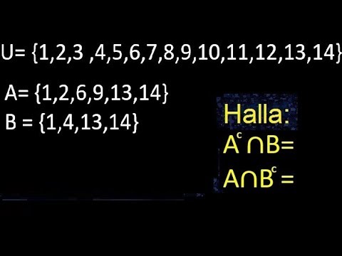 A Complemento Interseccion B Y B Complemento Interseccion A , Ejemplo 4 ...