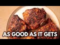 The Best Air Fried Chicken Thighs - Juicy Seasoned not Breaded