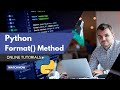 The Python String .format() Method (Python tutorial 2023 for Beginners)
