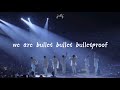 We Are Bulletproof : The Eternal [Underwater Version] Easy Lyrics