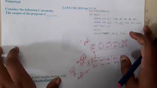 GATE CSE 2015 SET 3 Q 26 || C PROGRAMMING ||Data Structure || GATE Insights Version: CSE