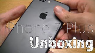 Apple iPhone 7 Plus Black Unboxing