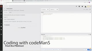 Codewars 8 kyu Find the Position! JavaScript