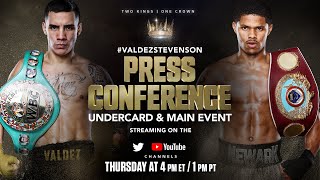 Oscar Valdez vs Shakur Stevenson | FINAL PRESS CONFERENCE