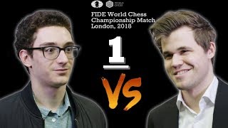 Campeonato del Mundo de Ajedrez 2018 | Caruana vs Carlsen | partida 1