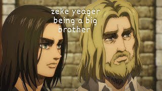 Zeke being Eren's big brother for 6 minutes straight