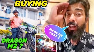 @aamir__majid buying 😍 dragon or h2, uk07 rider react on attack