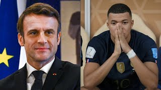 France President Emmanuel Macron Console Kylian Mbappé at Fifa World Cup Final loss to Argentina
