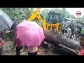 Belonia via Santirbazar -Agartala road blocked after heavy rainfall