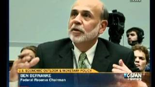 Ron Paul vs. Commissar Ben Bernanke: "Is Gold Money?" 7-13-11