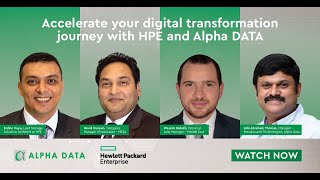 Webinar: Accelerate your digital transformation journey with HPE and Alpha Data