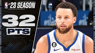 Stephen Curry drops 32 Points on the Pistons Full Highlights🔥
