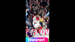 Pitchside angles as Arsenal fans go celebrate Ethan Nwaneri's wonder goal against Man City!