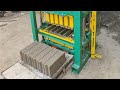 5 6 inch solid concrete blocks, curbstone cement interlock paving brick making machine for Tanzania