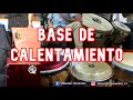 base de festejo para calentamiento