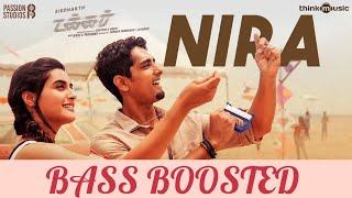 Nira BASS BOOSTED | Takkar | Siddharth, Nivas K Prasanna
