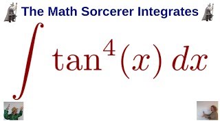 Trigonometric Integrals Powers of Secant and Tangent tan^4(x)