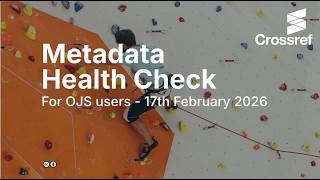 Metadata Health Check for OJS users - 2026-03-17