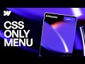 CSS Only Menu in Webflow