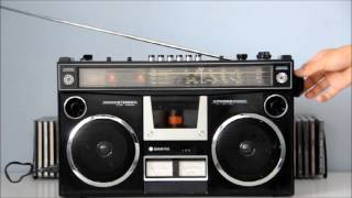 1980s Oldschool Boombox - Radiomagnetofon Sanyo M 4500 KE