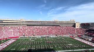 University of Wisconsin Marching Band halftime show, 9/2/23: The Music of the 90's