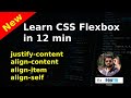 Learn CSS Flexbox in 12 min | CSS Layout