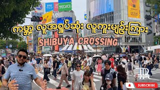 ကမ္ဘာ့ လူအရှုပ်ဆုံး လူကူးမျဉ်းကြား | Shibuya Scramble Crossing | Japan Travel Vlog | ဂျပန်နိုင်ငံ