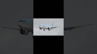 4K 仁川国際空港から雪の新潟空港に飛来する、Boeing 737-9B5 : 大韓航空(Korean Air)  HL7727  仁川→新潟線(KE763便)  2025年01月11日(土)