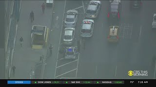 Glass Falls Off Midtown Building