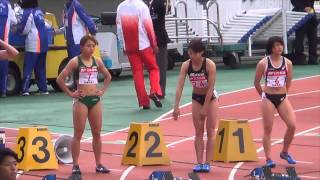 2014/4/29 織田記念陸上 女子100m 土井杏南選手 予選＆決勝