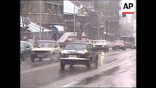 BELGRADE: HEAVY SNOW FALLS HIT YUGOSLAVIA