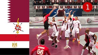 Qatar Vs Egypt handball international friendly match 2021 First half