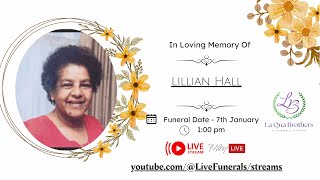 Funeral Of Lillian Hall of Mt. Felix who resided at Mt. Nesbit, St. John