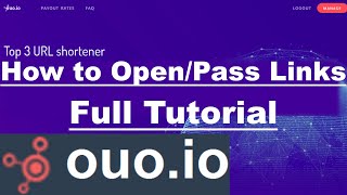 How to open ouo.io links | In Smartphone \u0026 Desktop [Full Tutorial]