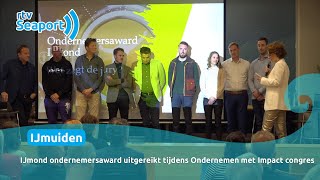 Ondernemersaward IJmond 2024 uitgereikt tijdens Impact met Ondernemen congres