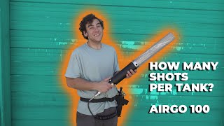 AIRGO 100 - How many shots per tank?