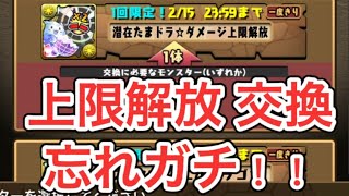 パズドラ バレンタイン イベント 上限解放 交換所 忘れたら損！