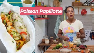 Papillotte poisson et ses légumes pays